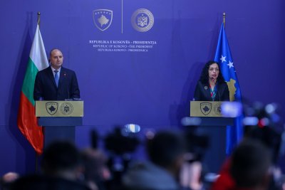 Президентът Румен Радев потвърди подкрепата за европейския път на Косово