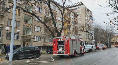 Пожар избухна в апартамент на на бул Руски 67 в