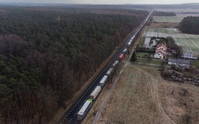 Украински шофьор е починал при блокадите на границата с Полша