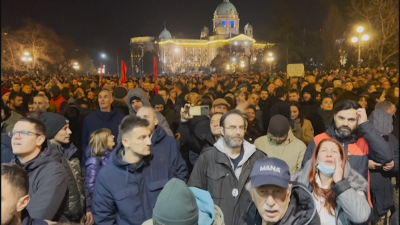 Протести на опозицията в Сърбия