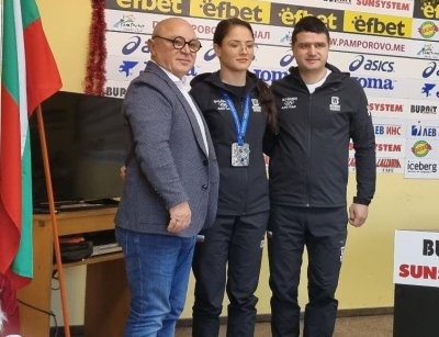 Европейската вицешампионка по джудо Габриела Димитрова получи парична премия от федерацията