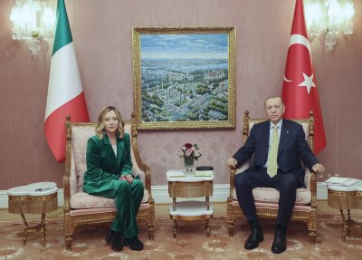 Италианският премиер Джорджа Мелони се срещна с президента на Турция