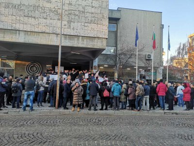 Протест в защита на паметника "Альоша" се проведе в Пловдив