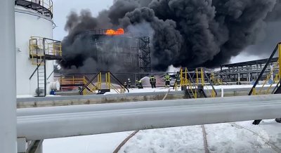 Украйна пое отговорност за пожара в руската петролна рафинерия в Туаспе