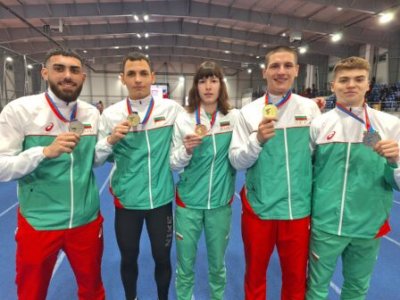 Пет отличия за родните атлети на Балканския шампионат по лека атлетика за юноши и девойки под 20 години в зала в Белград