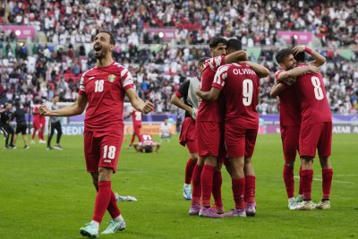 Националният отбор на Йордания по футбол стана първият който се