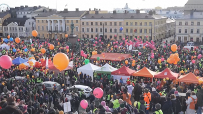 Близо 290 хиляди работници във Финландия започнаха двудневна стачка срещу