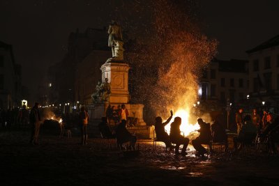 Палежи, блокади и сблъсъци по време на протестите на фермерите в Брюксел