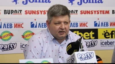 Александър Маджуров: Имаме сериозна конкуренция в първенството, далеч сме да мислим за участие в Шампионската лига