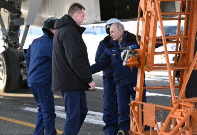 Путин летя на свръхзвуков бомбардировач