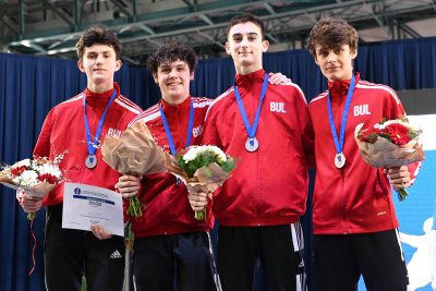 Българските сабльори спечелиха сребърни медали на европейското първенство за кадети в Италия