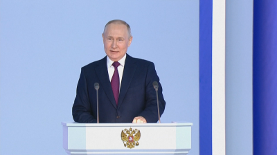 Руският президент Владимир Путин ще направи годишното си обръщение към