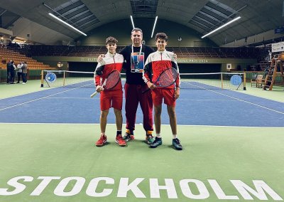 Пламен Колев и Димитър Топчийски се класираха за полуфиналите на двойки на турнира до 14 г. Тенис Европа