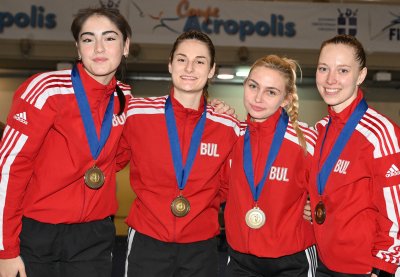 България спечели бронзов медал на сабя жени на Световната купа по фехтовка в Атина