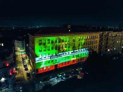 Фасадата на Столичната община бе осветена по случай 3 март