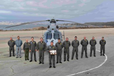 От днес вертолетната авиобаза Чайка на ВМС е с нов