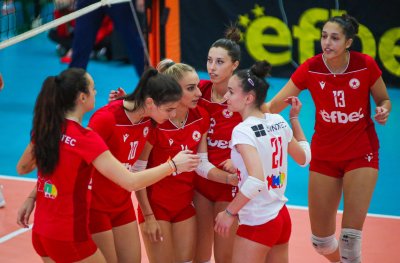 ЦСКА направи драматичен обрат срещу Славия в женското волейболно първенство