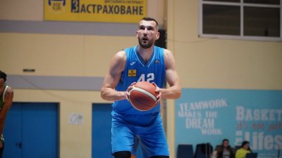 Един от най опитните баскетболисти в редиците на Левски Златин Георгиев