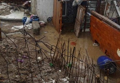 Проливен дъжд причини наводнения в община Крумовград тази сутрин Река