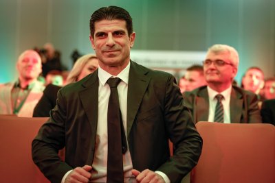 Новоизбраният президент на Българския футболен съюз БФС Георги Иванов говори