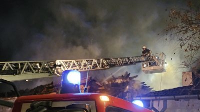 Пожар горя късно снощи в центъра на Русе По първоначална
