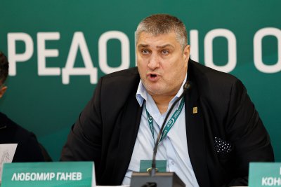 Президентът на Българската федерация по волейбол БФВ Любомир Ганев говори