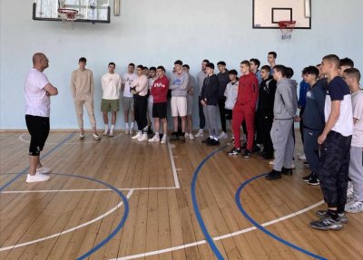 Бившият баскетболен национал Хрисимир Димитров вдъхнови младите надежди на плевенския Спартак