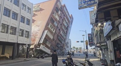 Мощно земетресение с магнитуд 7 4 по Рахтер разлюля Тайван Властите