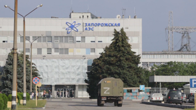Украински дрон е атакувал ядрената централа Запорожие само 10 минути