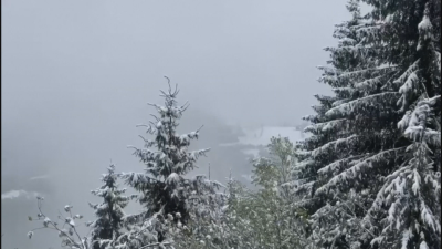 В Румъния внезапно заваля сняг а температурите паднаха с 20
