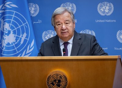 Генералният секретар на Организацията на обединените нации Антониу Гутериш заяви