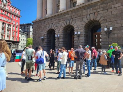 Протест в София срещу ускоряване на големите инфраструктурни проекти