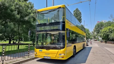 Двуетажни автобуси ще стигат от Централна гара до летище София за 25 минути