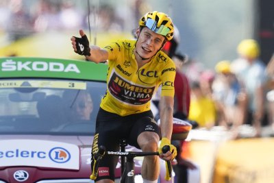 Двукратният шампион от Тур дьо Франс Йонас Вингегор бе изписан