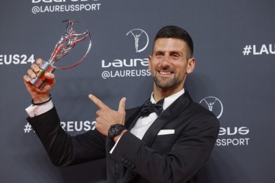 Сръбският тенисист Новак Джокович беше удостоен с наградата за най добър