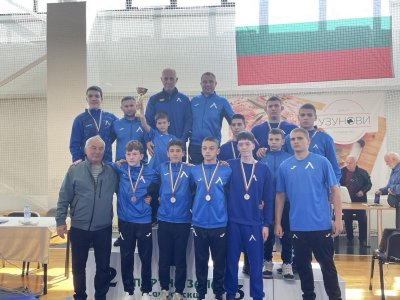 Левски спечели отборната титла в класическия стил при момчетата на държавния шампионат по борба в Сандански