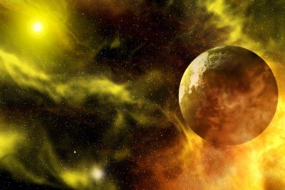Астрономите откриха скалиста планета с атмосфера