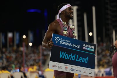 Кени Беднарек триумфира на Диамантената лига в Доха с най-добро постижение през сезона на 200 метра