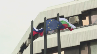 Кметът на Дупница окачи руския флаг в центъра на града, общински съветник го свали и хвърли в кофа