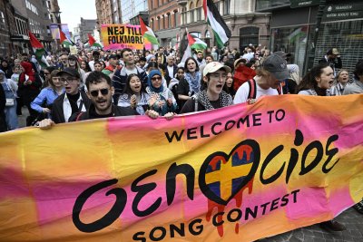 Близо 20 000 души се очаква да протестират заради участието на Израел на финала на Евровизия
