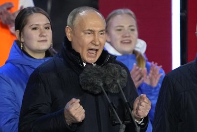 За пети пореден път Путин ще положи клетва като президент на Русия