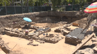 Древен християнски манастир е разкрит по време на разкопките на
