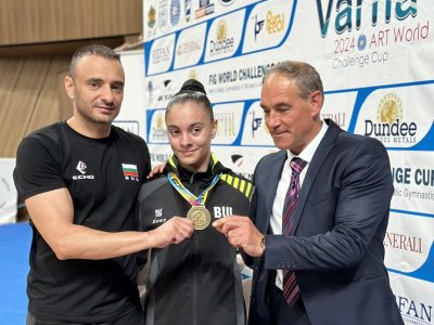 Треньорът на Валентина Георгиева Филип Янев остана изключително доволен от