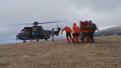 След тежката спасителна акция в Рила: Говори екипажът на хеликоптера от авиобаза Крумово