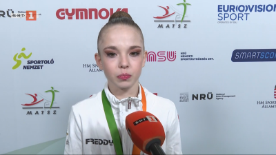 Абсолютната европейска шампионка по художествена гимнастика в многобоя Стилияна Николова
