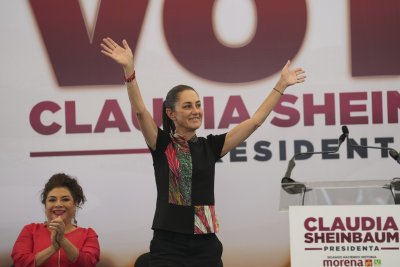 Управляващата партия в Мексико МОРЕНА обяви Клаудия Шейнбаум за победител