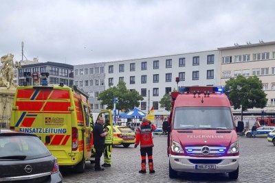 Полицията в германския град Манхайм укроти с изстрел мъж с