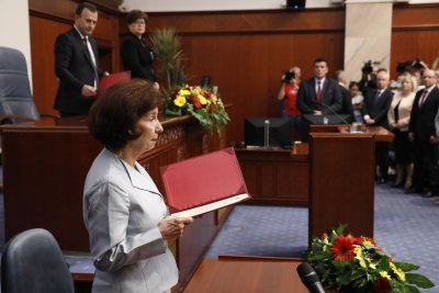 Президентът на Република Северна Македония Гордана Силяновска Давкова се очаква днес