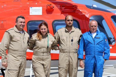 Екипажът на въздушната линейка: Можем да се справим с всеки един случай
