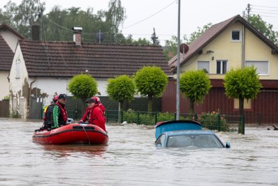 Тежки наводнения в германската провинция Бавария Няма данни за жертви